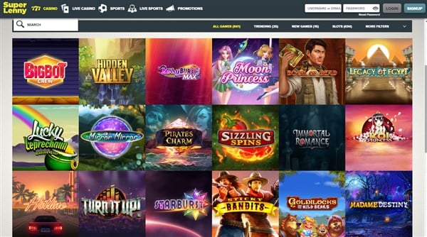 Superlenny Casino Review